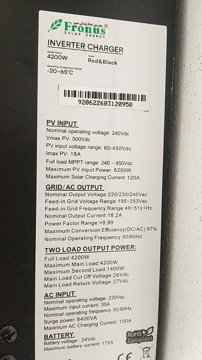 Fronus ECO 4200 Solar WiFi Dongle - Real-Time Solar Monitoring