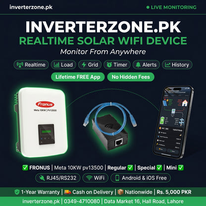 Fronus_Meta_10KW_pv13500  Solar WiFi Monitoring Dongle – Realtime monitoring via free Android & iOS app | inverterzone.pk