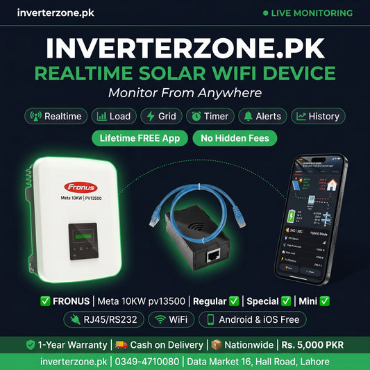 Fronus_Meta_10KW_pv13500  Solar WiFi Monitoring Dongle – Realtime monitoring via free Android & iOS app | inverterzone.pk
