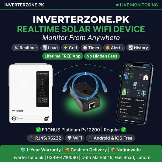 Fronus_Platinum_Pv12200  Solar WiFi Monitoring Dongle – Realtime monitoring via free Android & iOS app | inverterzone.pk