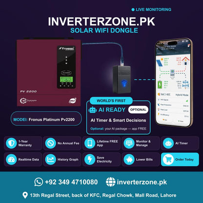 Fronus Platinum Pv2200 Solar WiFi Dongle - Real-Time Solar Monitoring