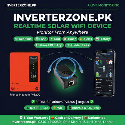 Fronus_Platinum_Pv5200  Solar WiFi Monitoring Dongle – Realtime monitoring via free Android & iOS app | inverterzone.pk