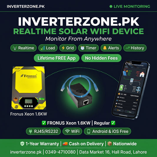 Fronus_Xeon_1.6KW  Solar WiFi Monitoring Dongle – Realtime monitoring via free Android & iOS app | inverterzone.pk