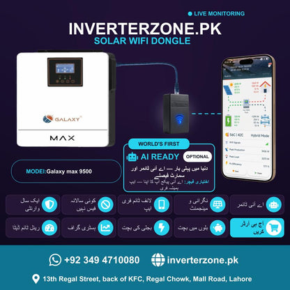 Galaxy max 9500 Mini Solar WiFi Dongle for Direct PV Inverters