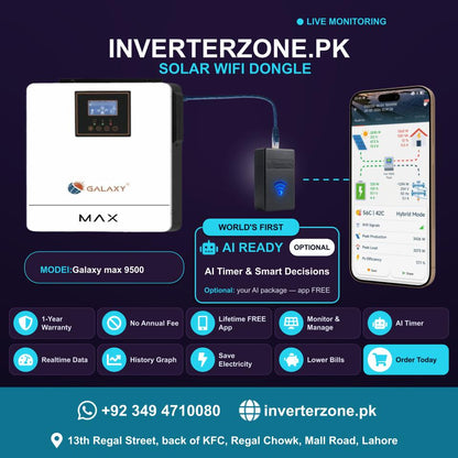 Galaxy max 9500 Mini Solar WiFi Dongle for Direct PV Inverters