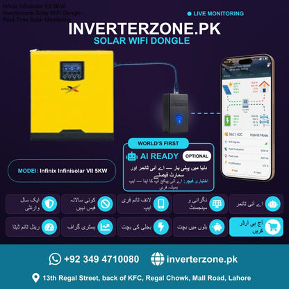 Infinix Infinisolar VII 5KW Solar WiFi Dongle - Real-Time Solar Monitoring