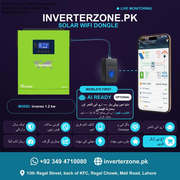 Inverex 1.2 KW Solar WiFi Dongle - Real-Time Solar Monitoring