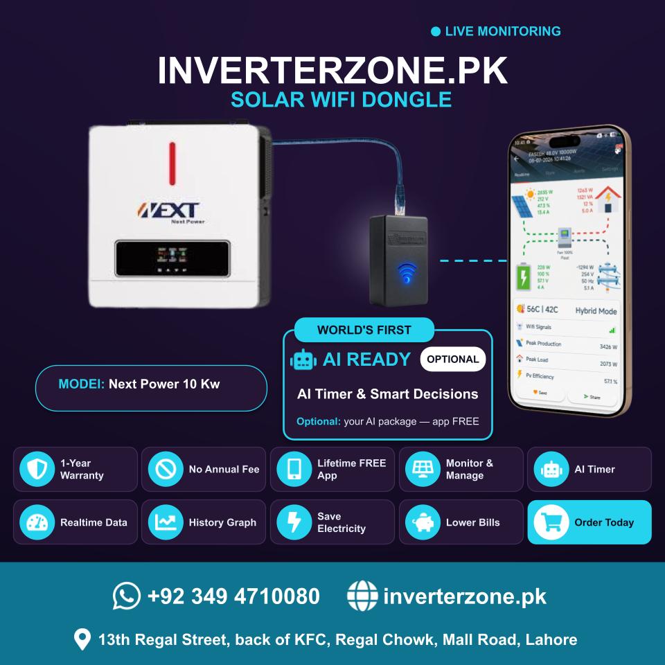 Next Power 10 Kw Solar WiFi Dongle - Real-Time Solar Monitoring