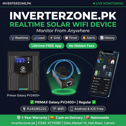 Primax_GALAXY_PV2400  Solar WiFi Monitoring Dongle – Realtime monitoring via free Android & iOS app | inverterzone.pk