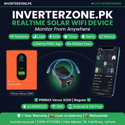 Primax_Venus_3200  Solar WiFi Monitoring Dongle – Realtime monitoring via free Android & iOS app | inverterzone.pk