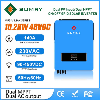 SUMRY MPS-V MAX 10.2kW inverterzone wifi dongle real time monitoring