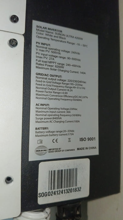 Sako 4kW RJ45 COM Solar WiFi Dongle - Real-Time Solar Monitoring