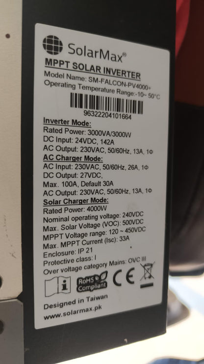 Solarmax Falcon PV4000 3kW SM-FALCON-PV4000 Solar WiFi Dongle - Real-Time Solar Monitoring