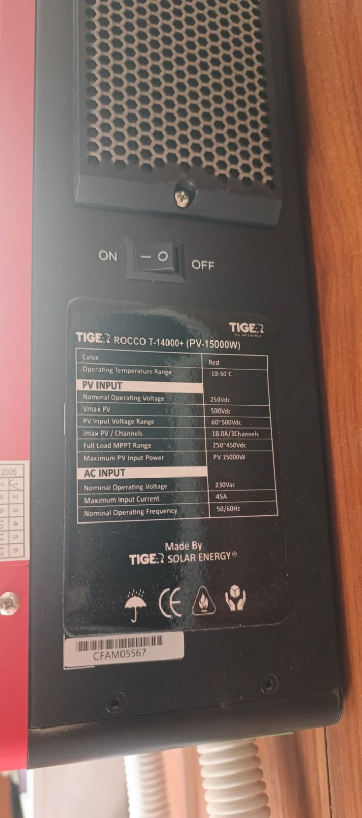 Tiger Solar Energy T-14000+ Solar WiFi Dongle - Real-Time Solar Monitoring